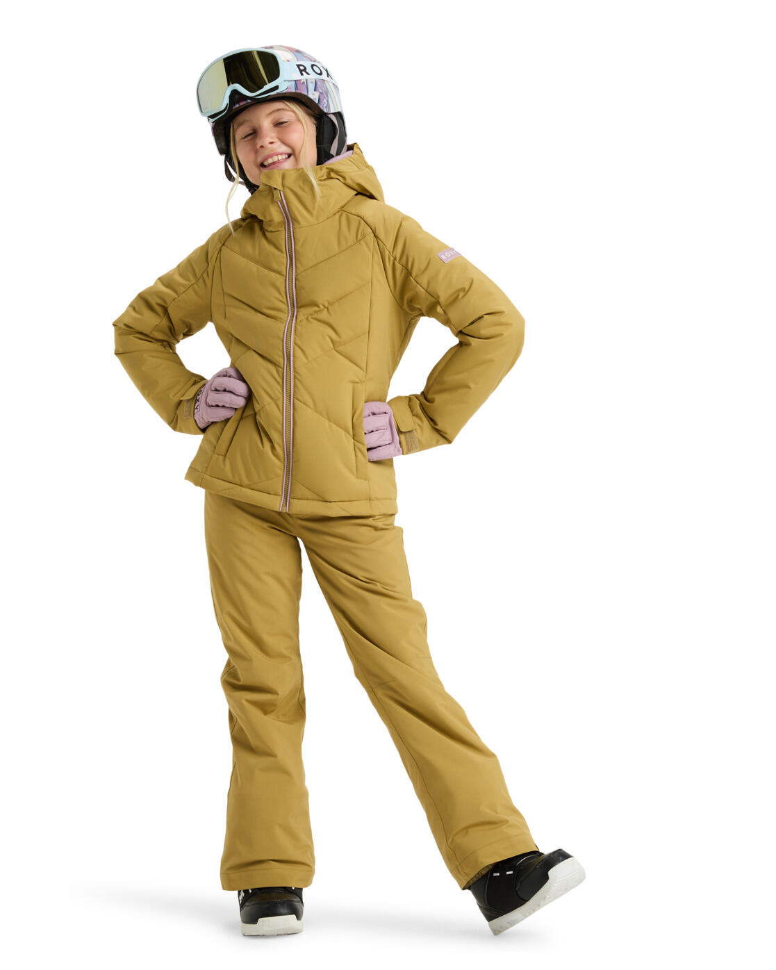 Veste de snow technique SNOWSYLVA Beige Fille 4/4