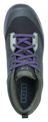 ION Scrub AMP MTB vlakke pedaalschoen Zwart/Violet Unisex 3/3