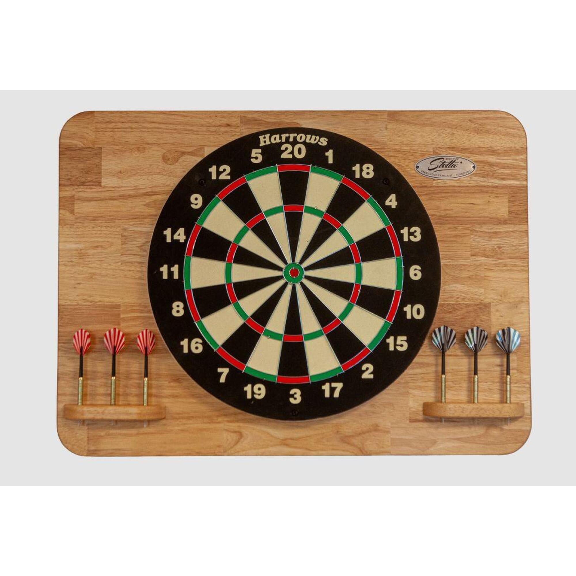 Stella - Support De Cible Stella En Hévéa - Square - Cible De Fléchettes - Decathlon