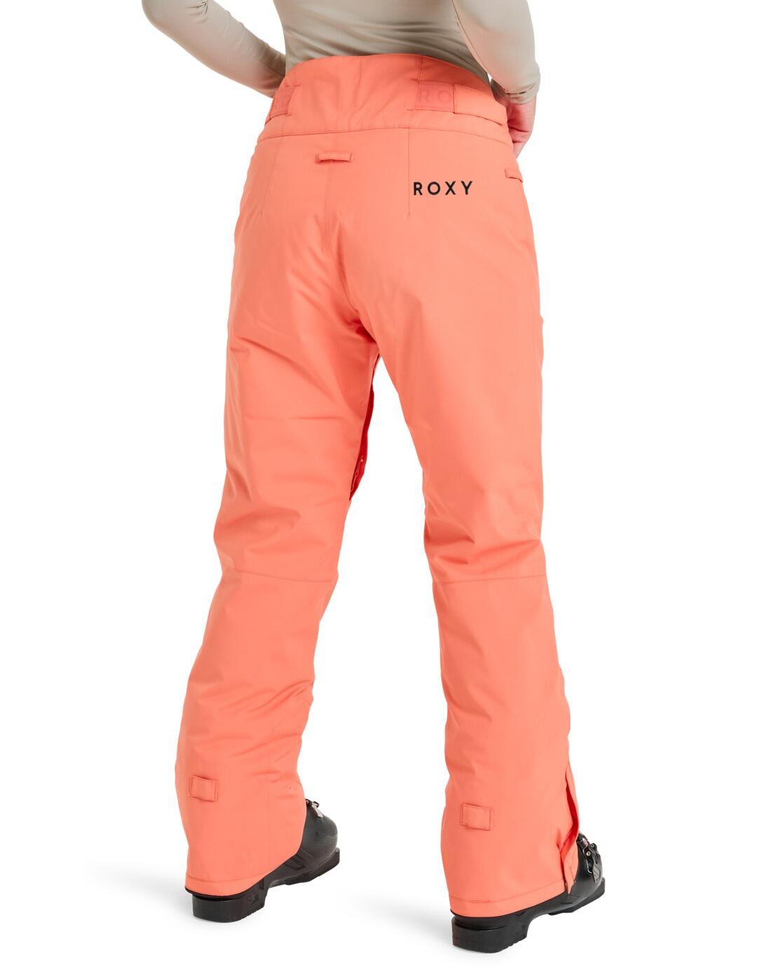 Pantalon de snow technique ALPINE RIDGE Orange Femme 2/4