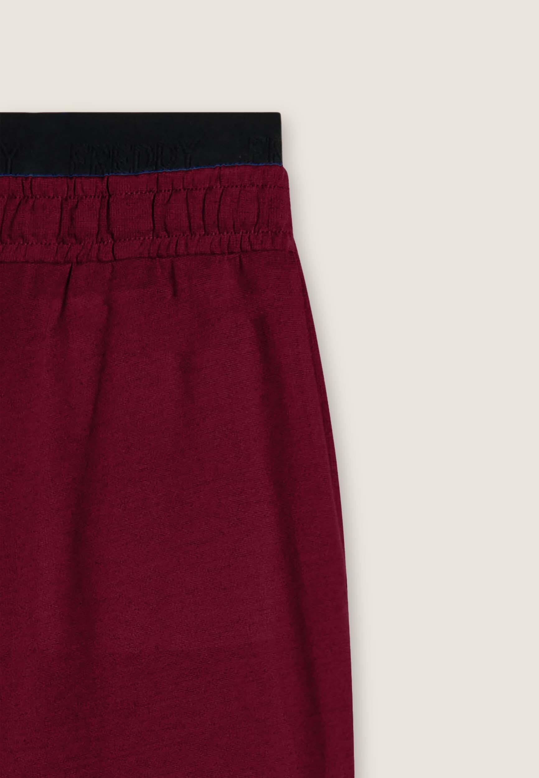 Pantaloni donna oversize con ricamo 3/3