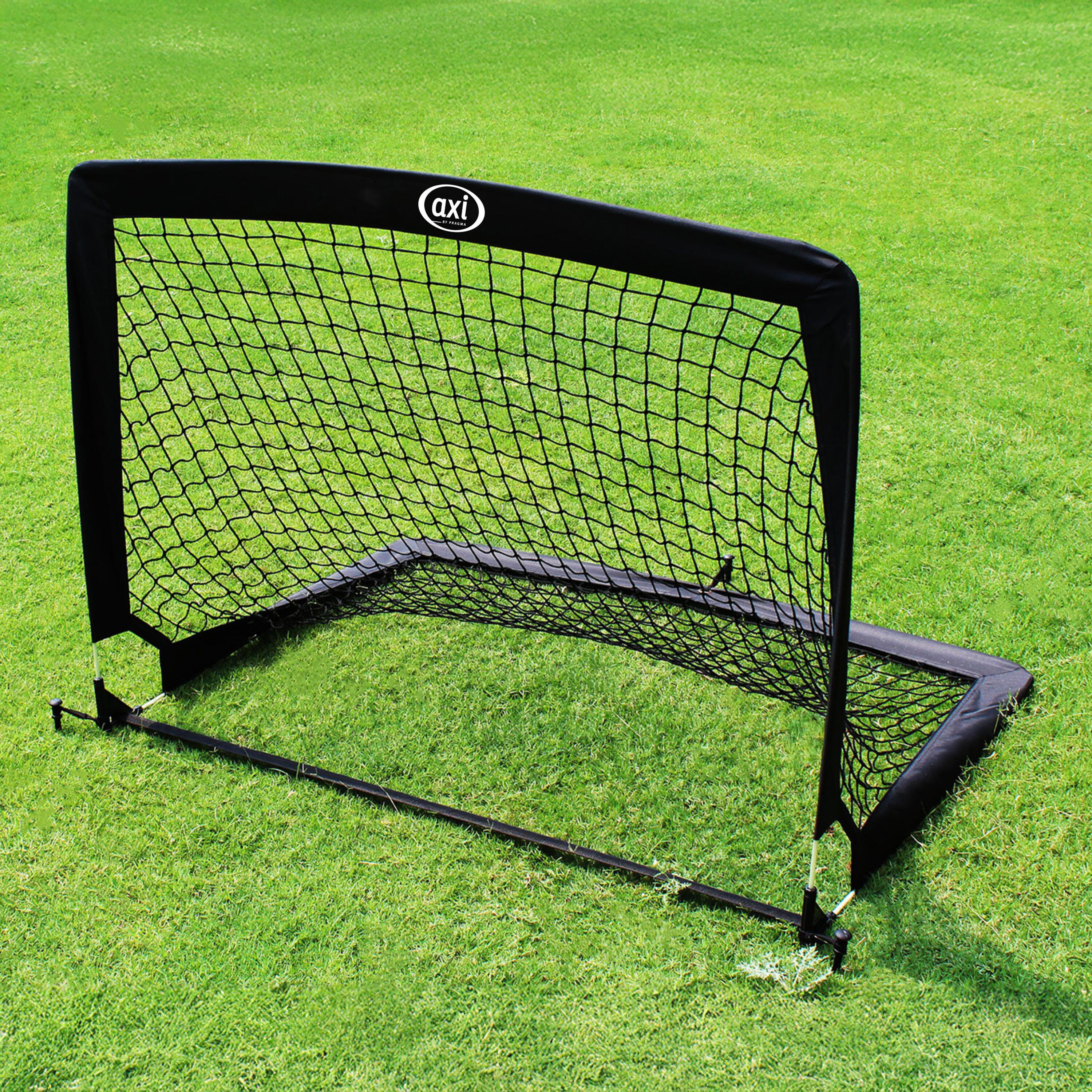 2 Cages de Foot, Pliables, 120 x 93 x 95 cm, AXI Pop Up Kickz, Noir 2/5