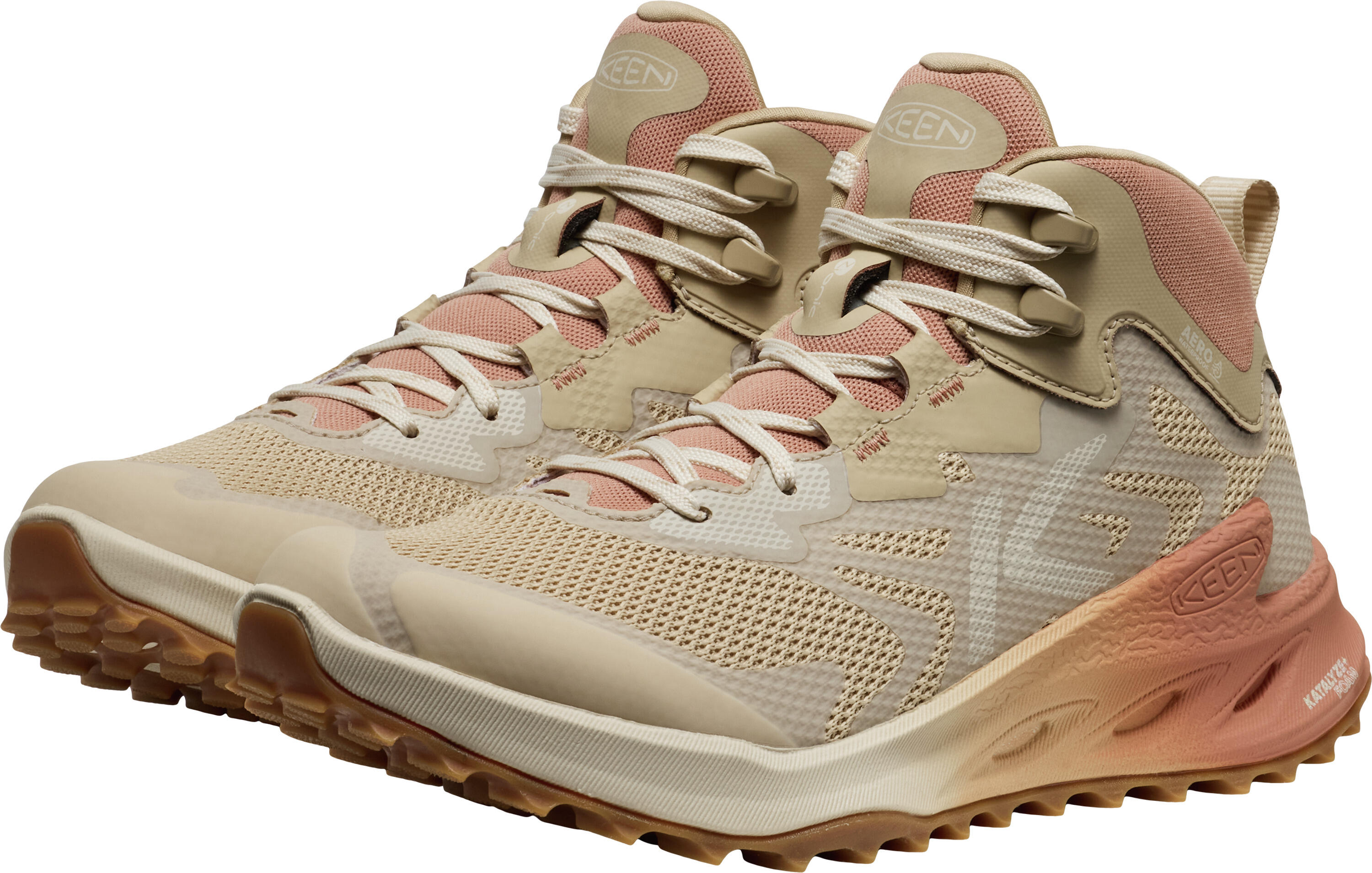 Donna ZIONIC NXT MID WP W Scarpa da trekking Safari/Sughero 5/5