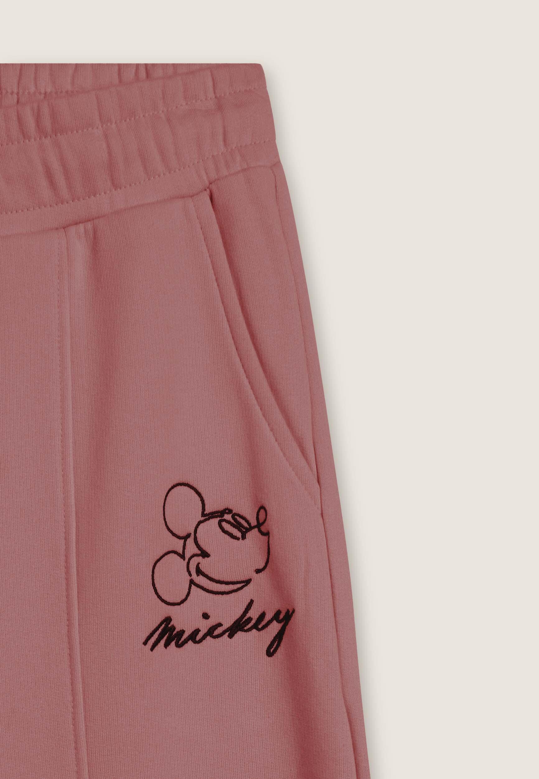 Pantaloni wide leg da donna con ricamo Mickey 3/3