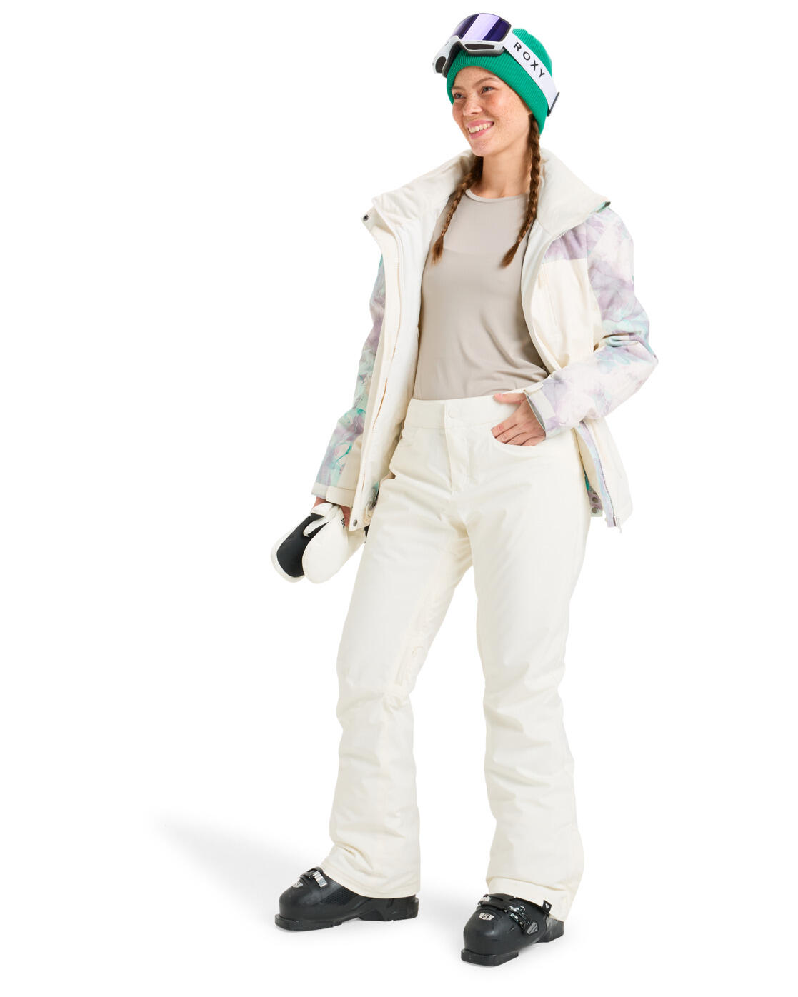 Pantalon de snow technique BACKYARD Blanc Femme 4/4