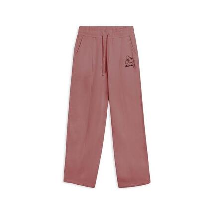 Pantalon pour femmes à jambe large avec broderie Mickey