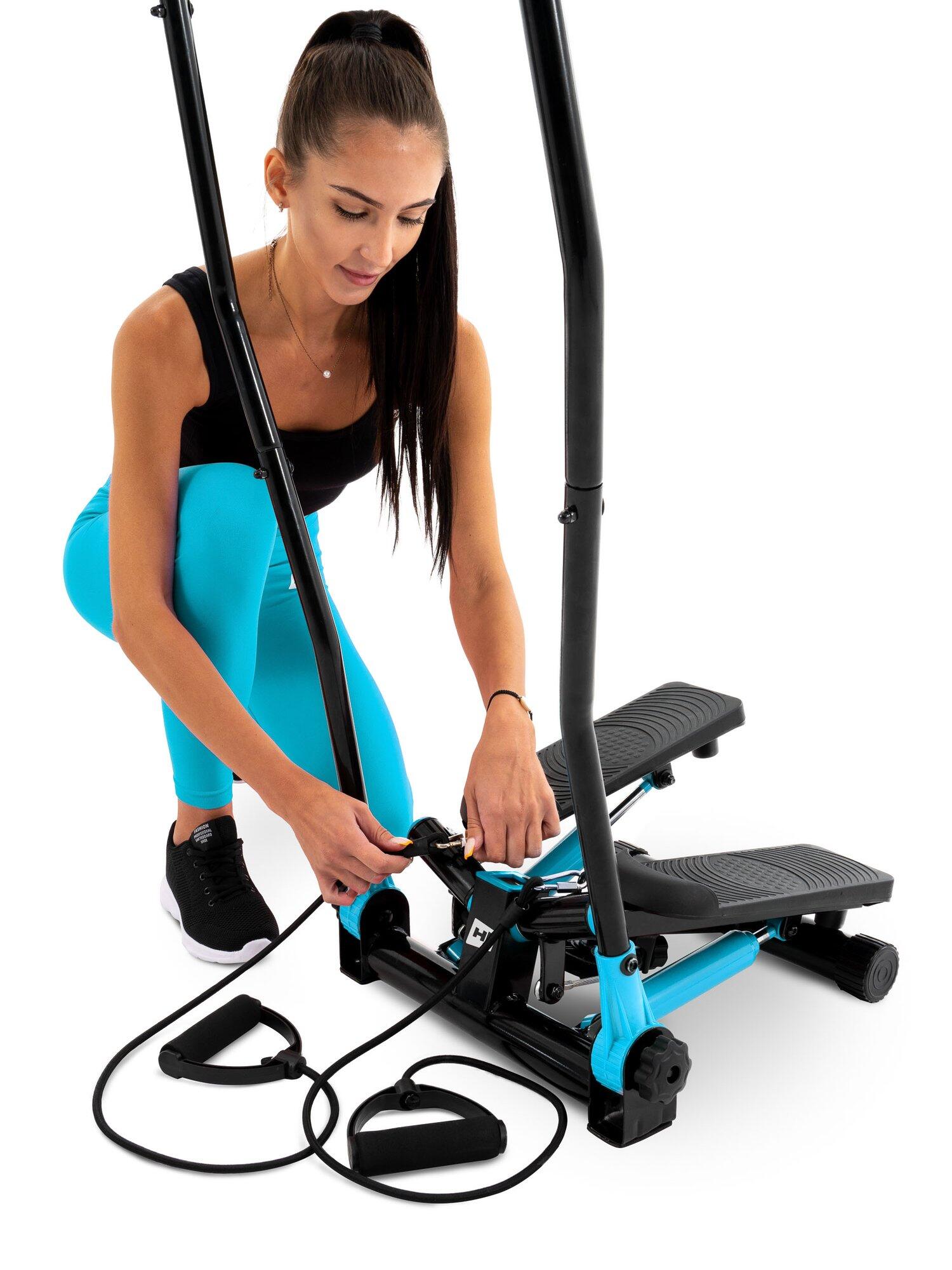 Stepper rotante con braccia HS-045S Slim blu 7/7