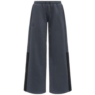 Pantaloni da donna in cotone grigio da sportivo