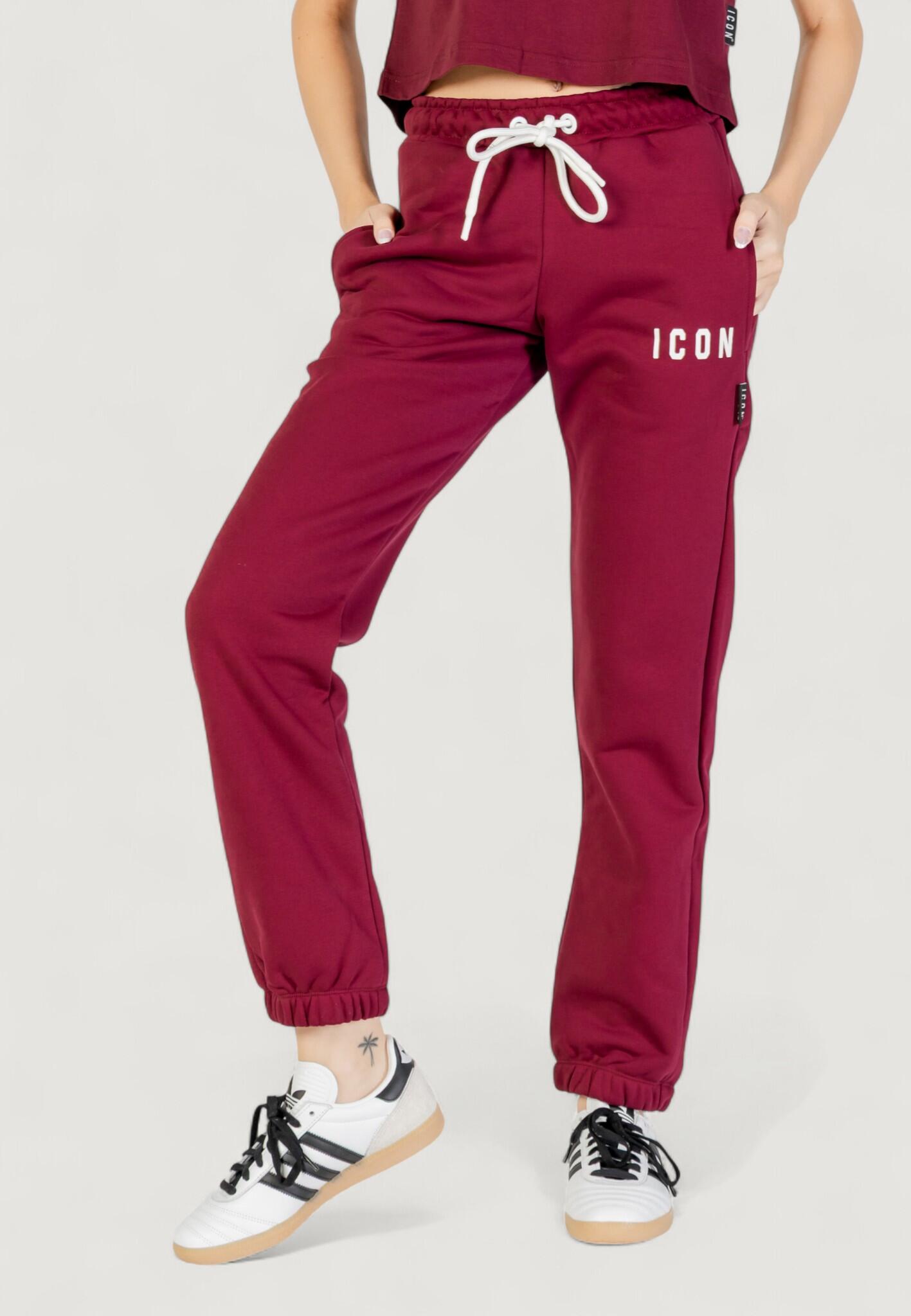 Broek  DAMES Bordeauxrood 3/5
