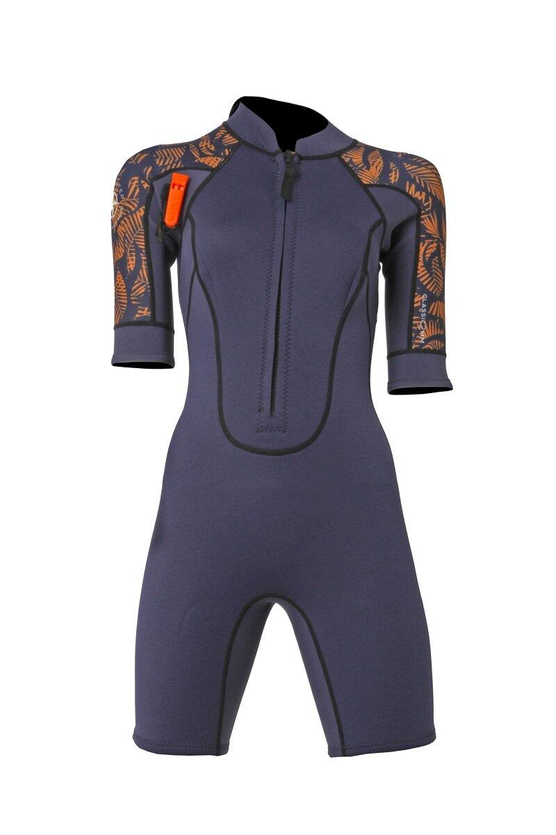 2/2 Shorty Dual Zip - Tuta Lunga Costa Donna 1/3