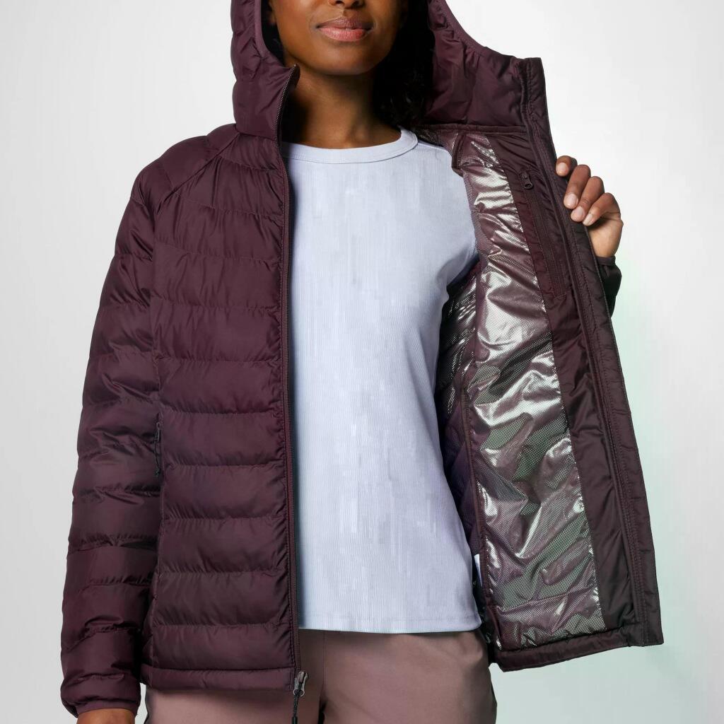 Jackett Columbia Modell Powder Lite Ii Hooded Jacket Farbe Burgunder 3/7