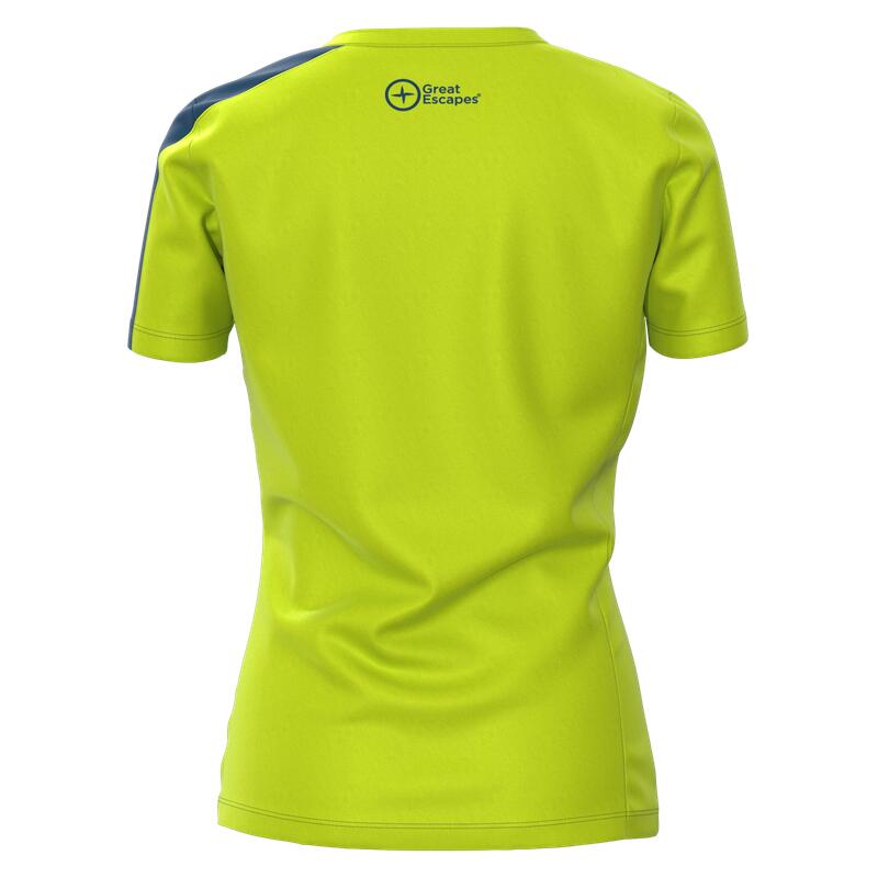 Great Escapes Tremiti evo lady t-shirt B gibraltar sea / lime green 2/2