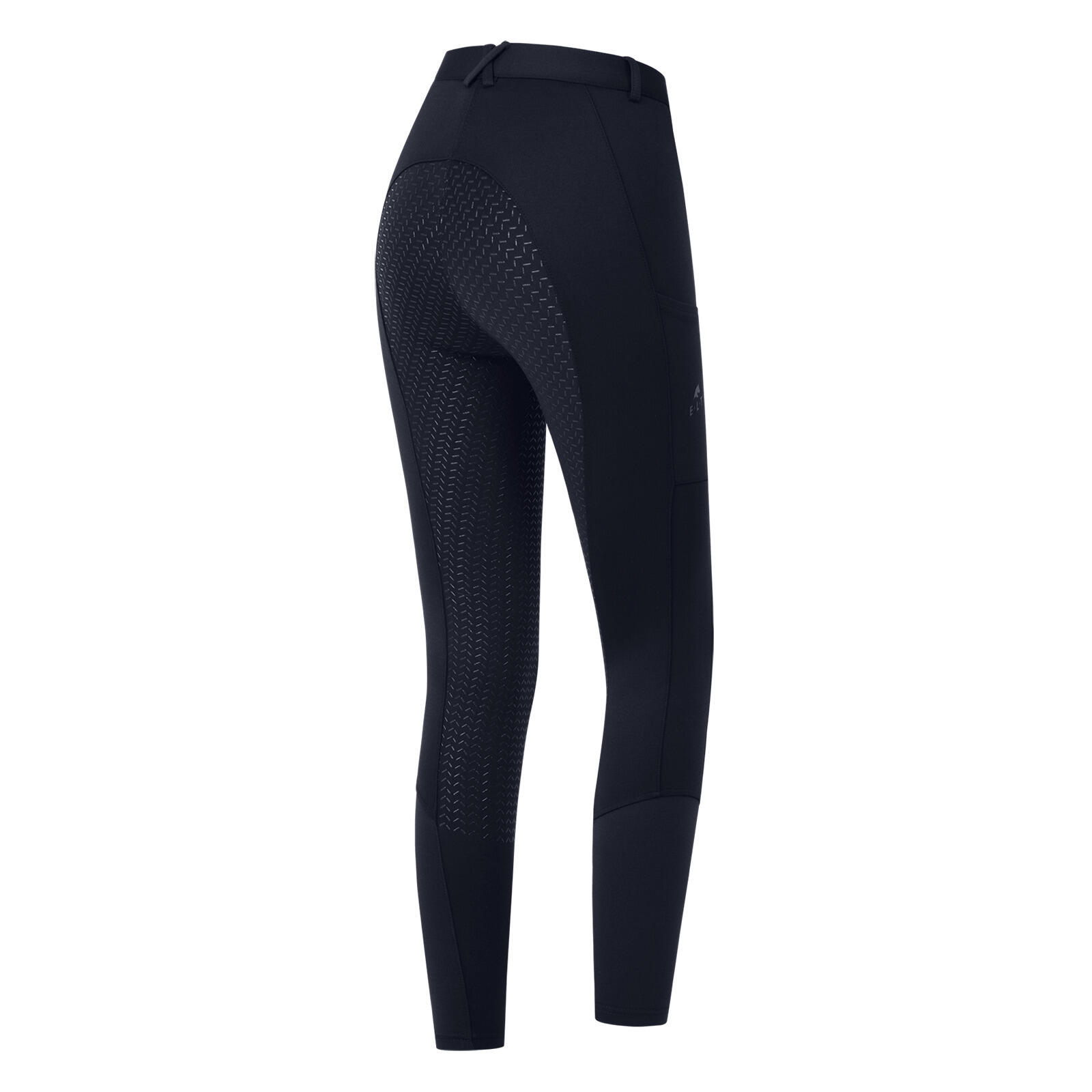 Reitleggings für Mädchen mit Vollgrip ELT Essential Silikon 2/3