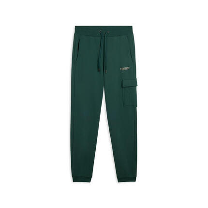 Pantalon cargo en molleton avec poche cousue