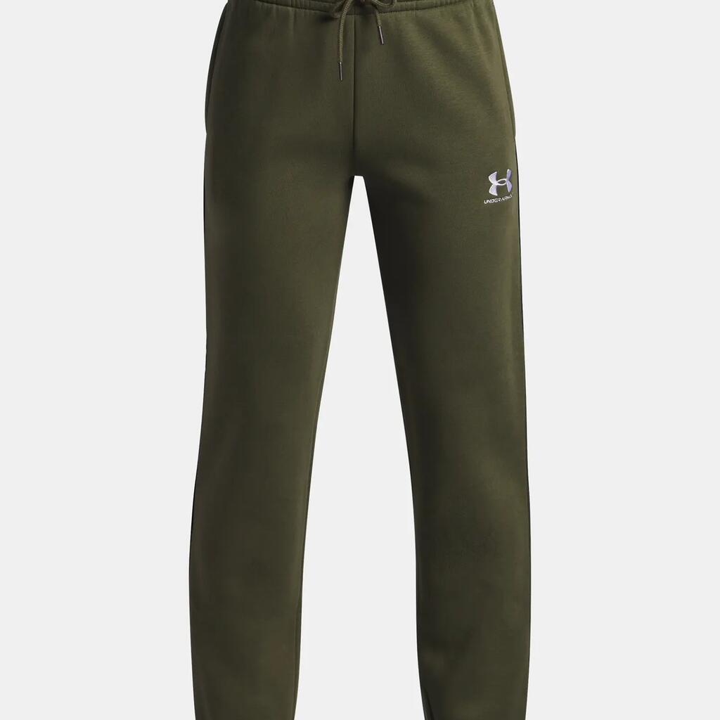 Детски спортен панталон Under Armour B Icon Flc Jogger Taping-GRN