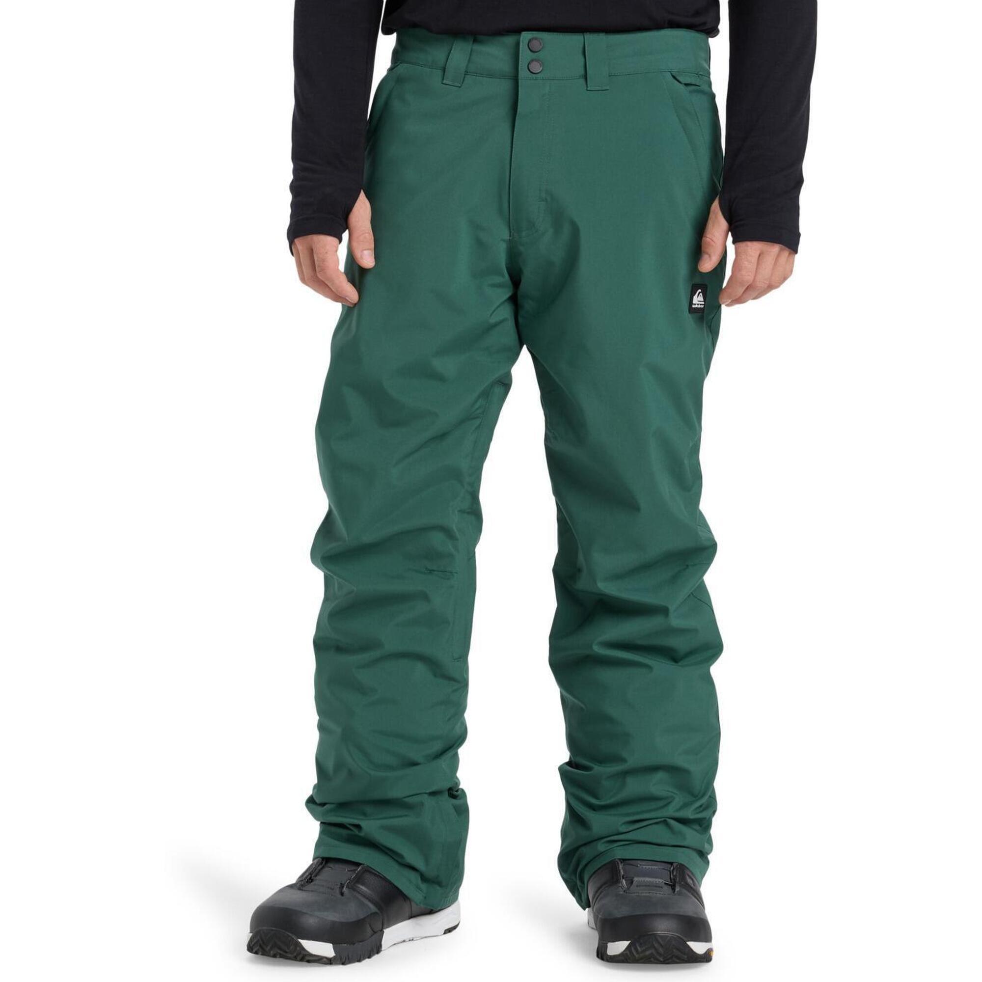 Quiksilver - Pantalon De Snow Technique Estate Multicolore Homme - Pantalon De Ski - Vert - Decathlon