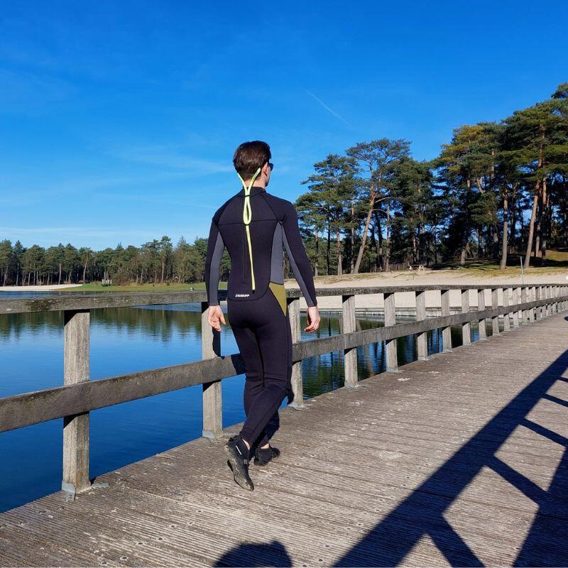 Muta in neoprene Stardupp B-Zip Flex Fullsuit 3/2mm da uomo - L 4/4