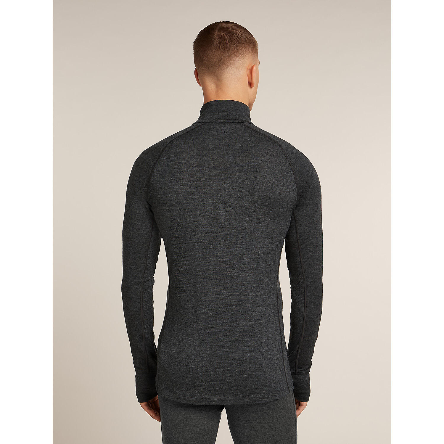 Herren Unterhemd Merino 260 ZoneKnit LS Half Zi 3/7