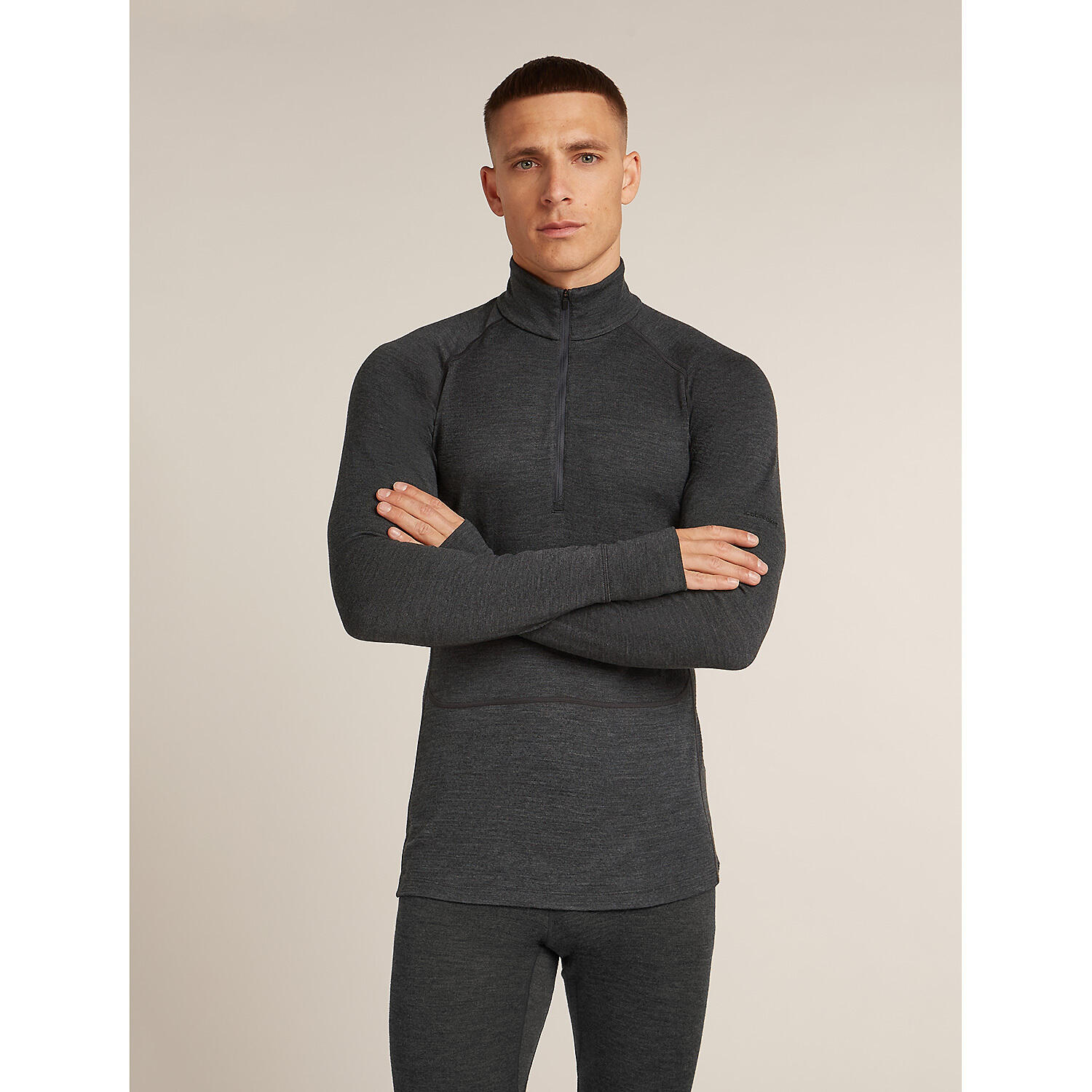 Herren Unterhemd Merino 260 ZoneKnit LS Half Zi 2/7