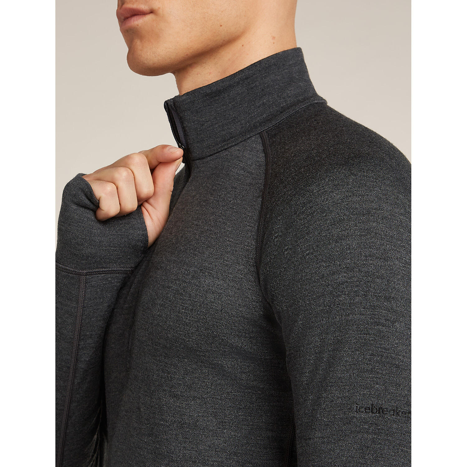 Herren Unterhemd Merino 260 ZoneKnit LS Half Zi 5/7