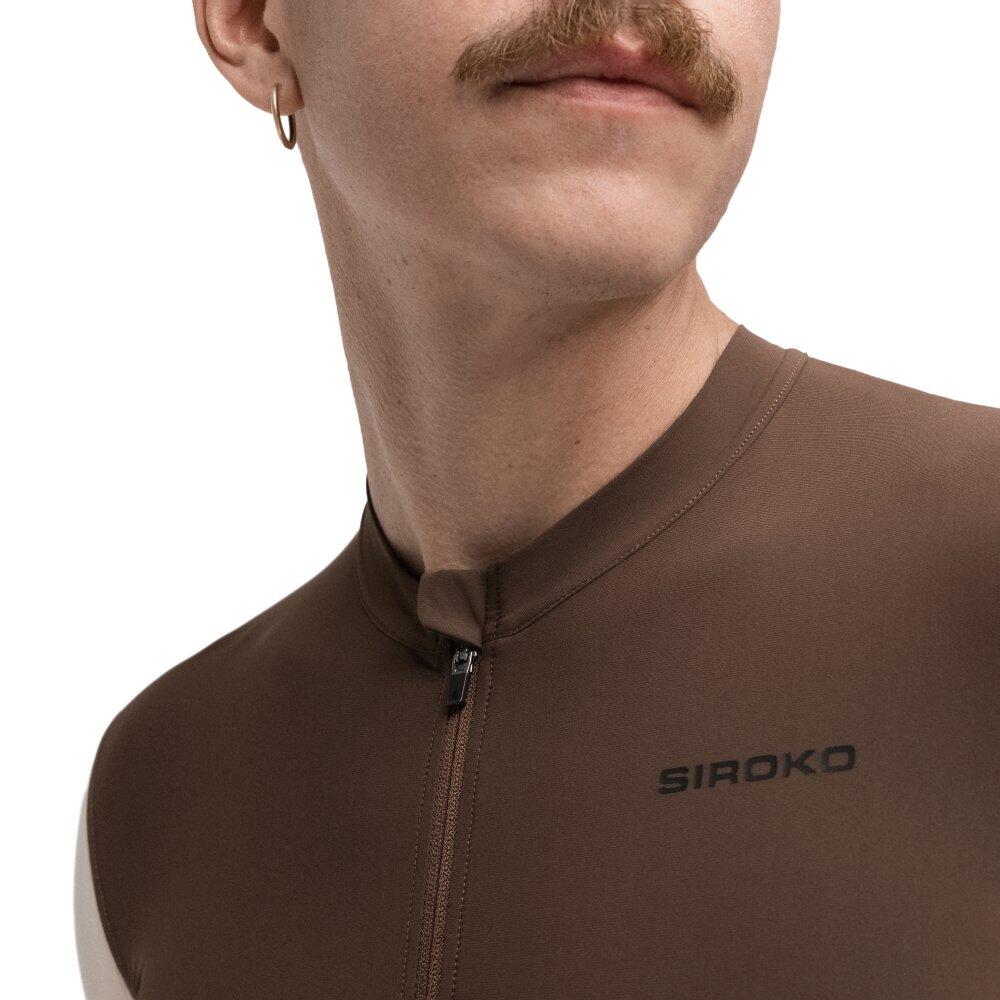 Herren Radsport kurzärmeliges gravel-radtrikot GM2 Forge Braun 4/8