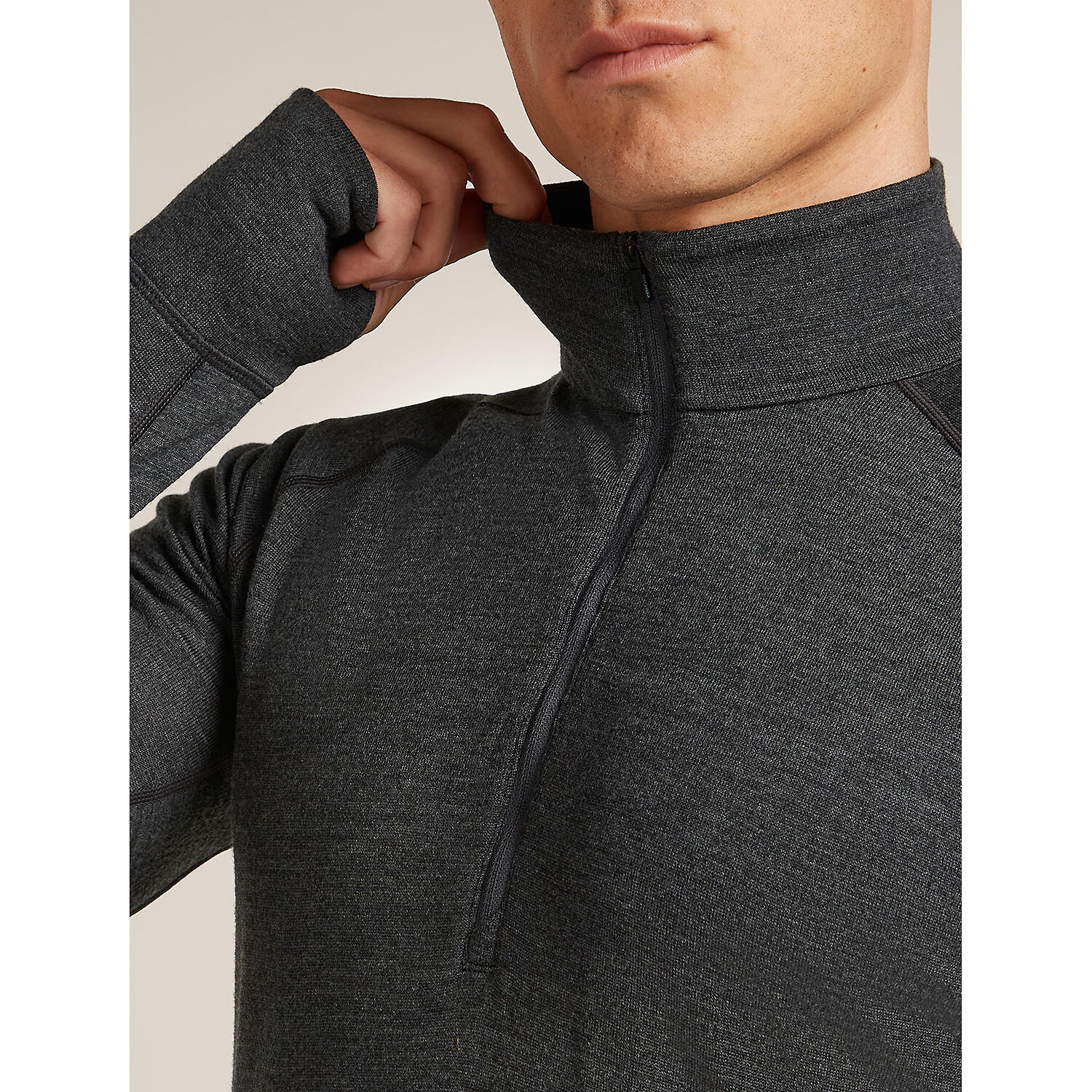 Herren Unterhemd Merino 260 ZoneKnit LS Half Zi 6/7