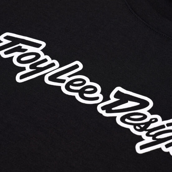 T-Shirt technique Enfant TROY LEE Signature Black 3/6