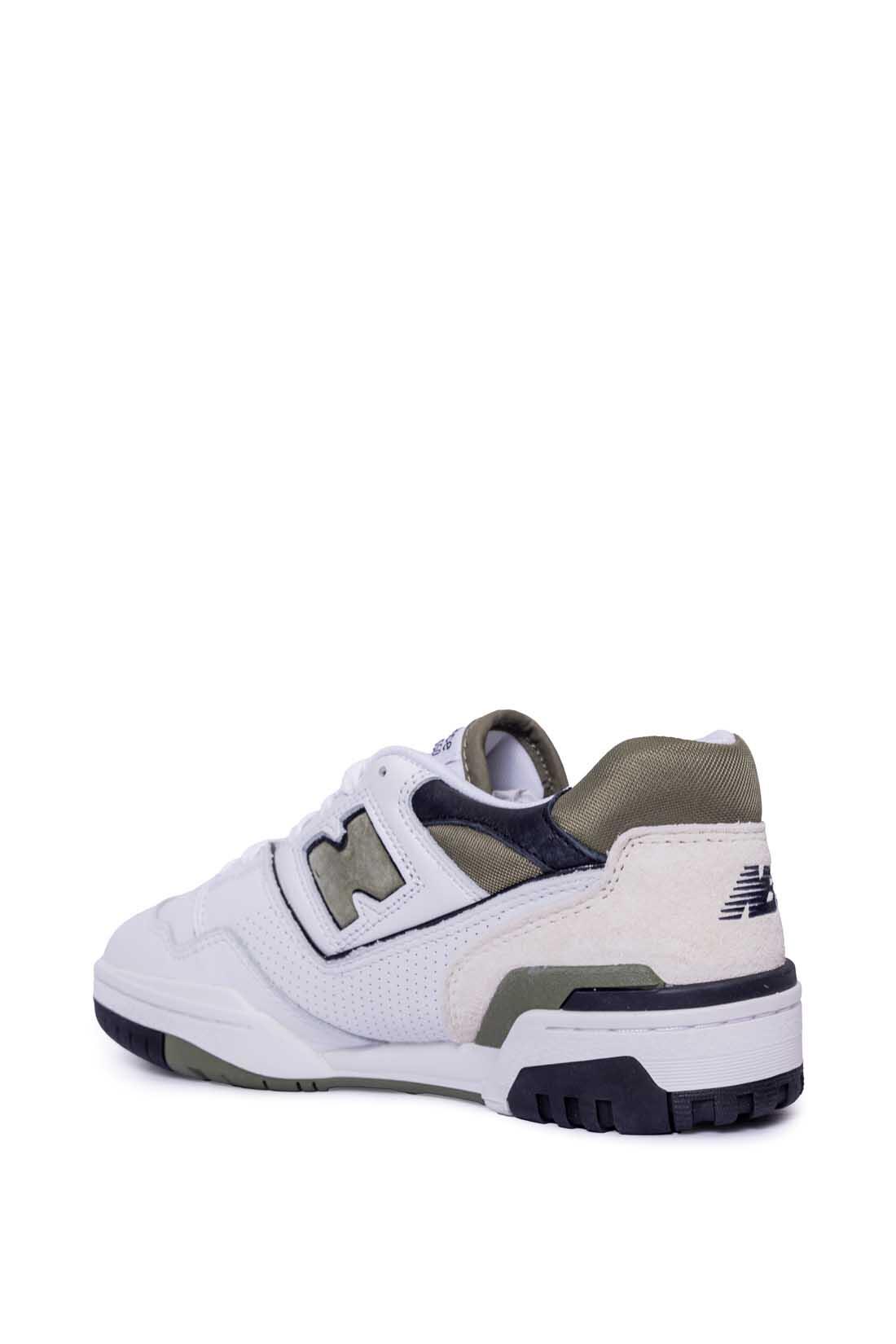 New Balance 550 White Dark Olivine 3/6