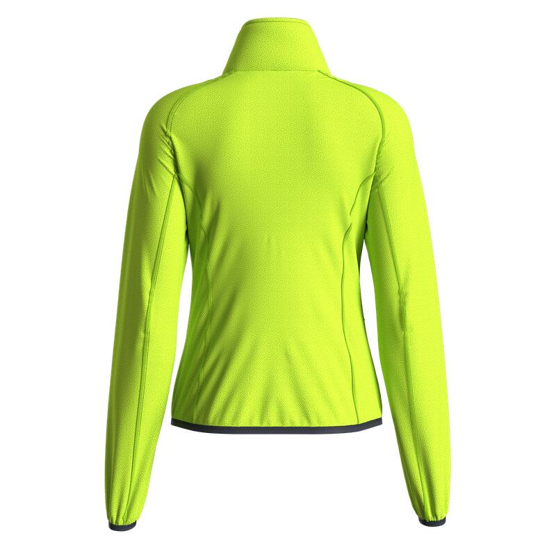 Great Escapes Roseg lady long zip fleece jacket lime green 2/3