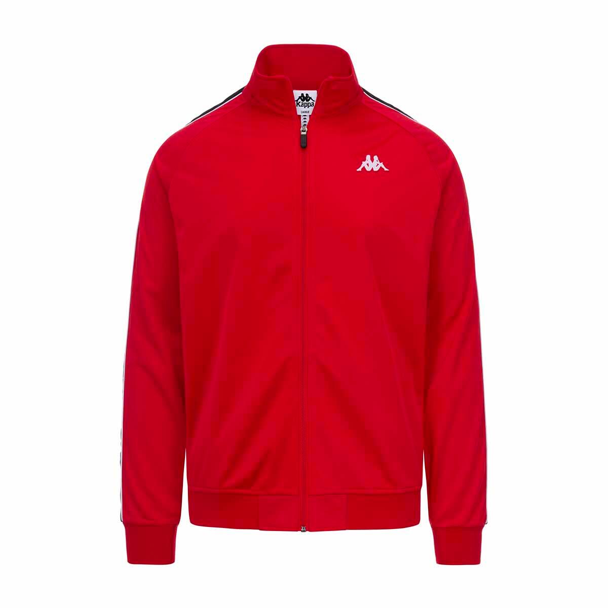 Kappa Casaco De Fato De Treino Para Desporto Anniston 222 Banda Preto Vermelho da Decathlon