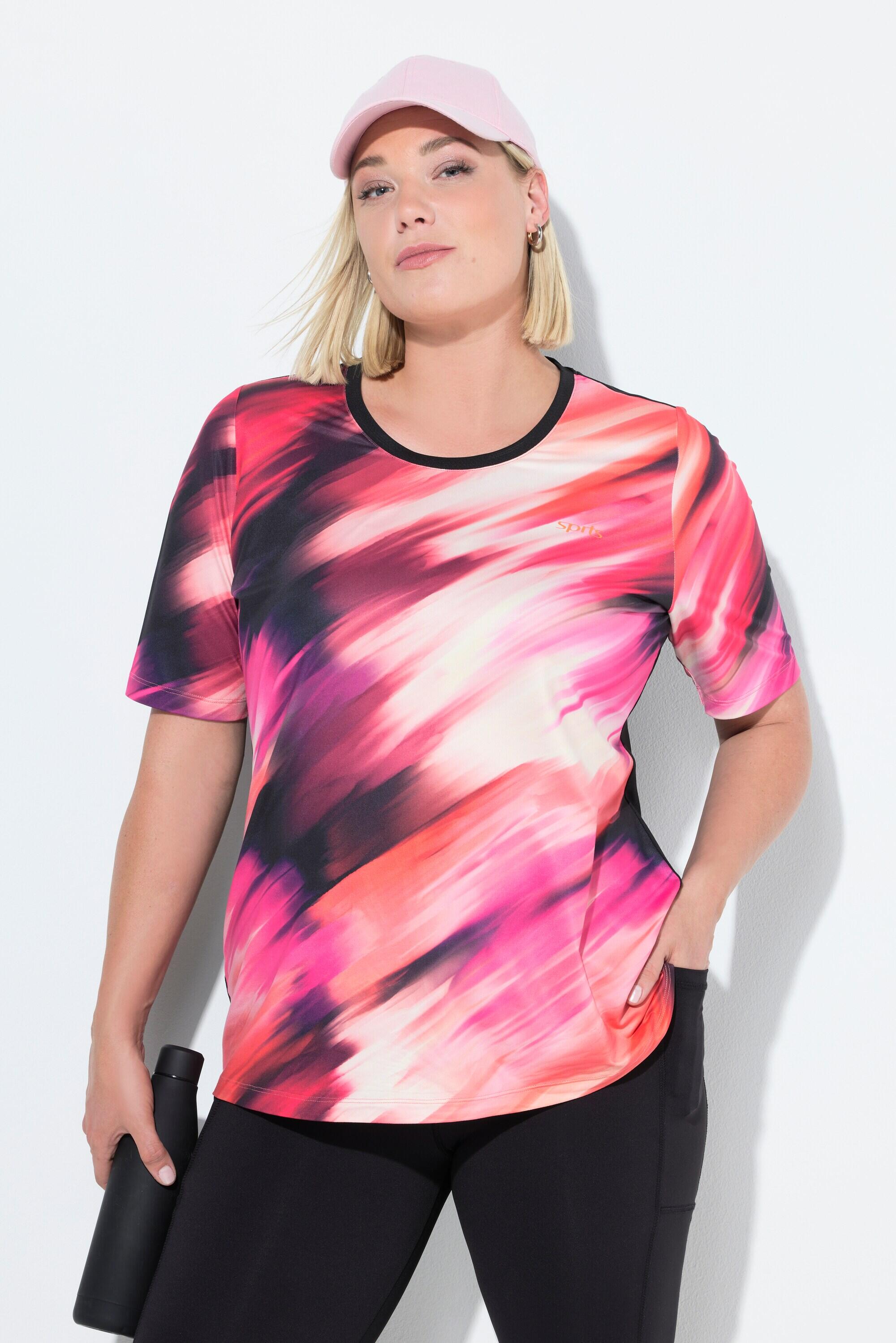 Dames T-shirt cut-out op de rug ronde hals korte mouwen gerecycled 5/6