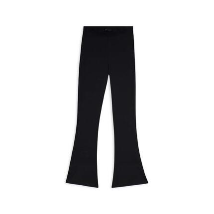Pantalon superflare à taille haute pour femmes