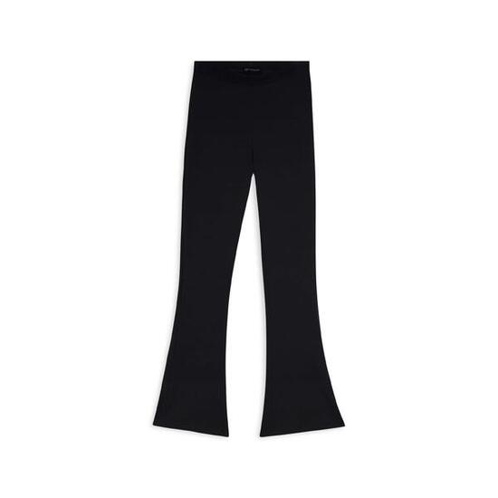 Pantaloni superflare donna vita alta