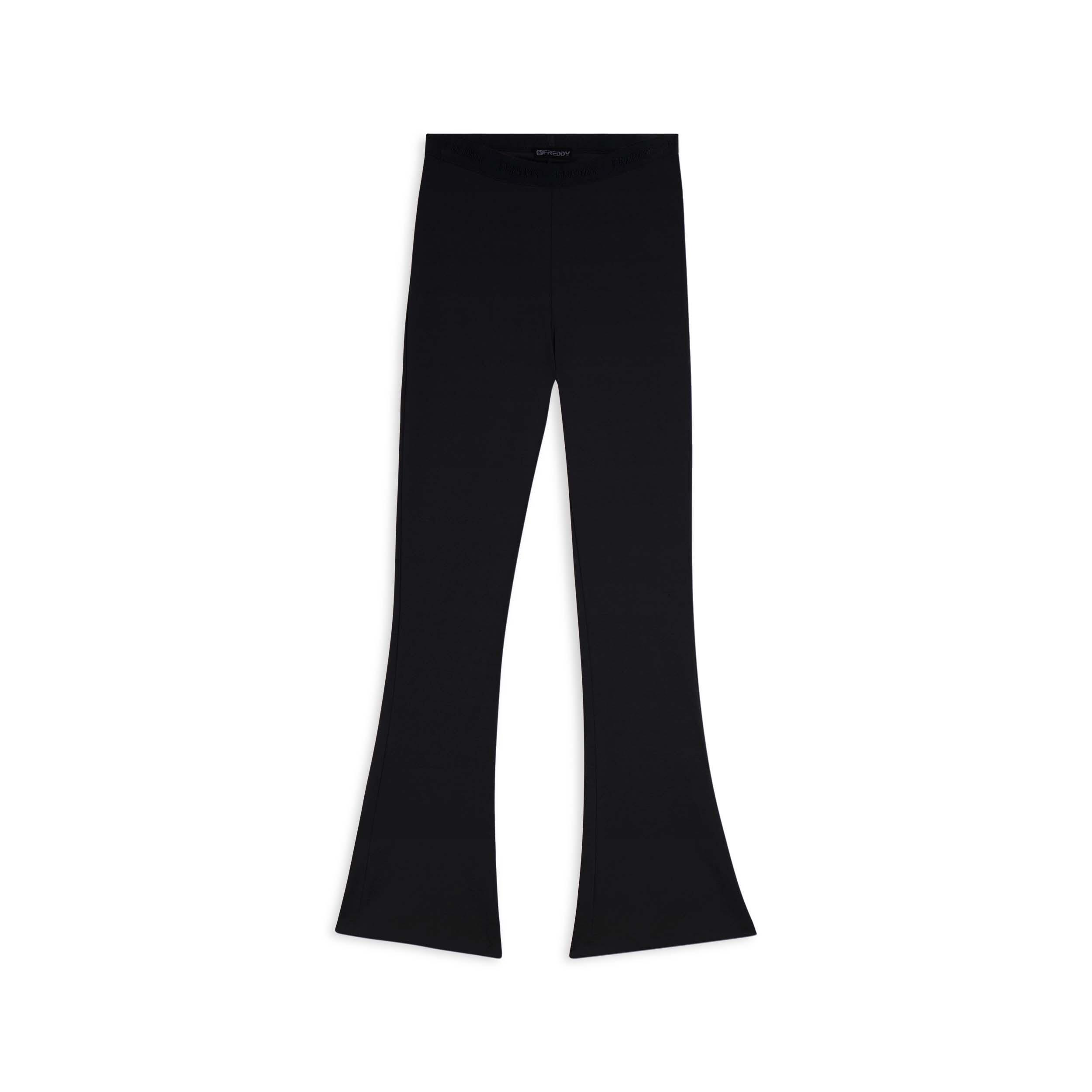 Freddy - Pantalon Superflare À Taille Haute Pour Femmes - Pantalons - Noir - Decathlon