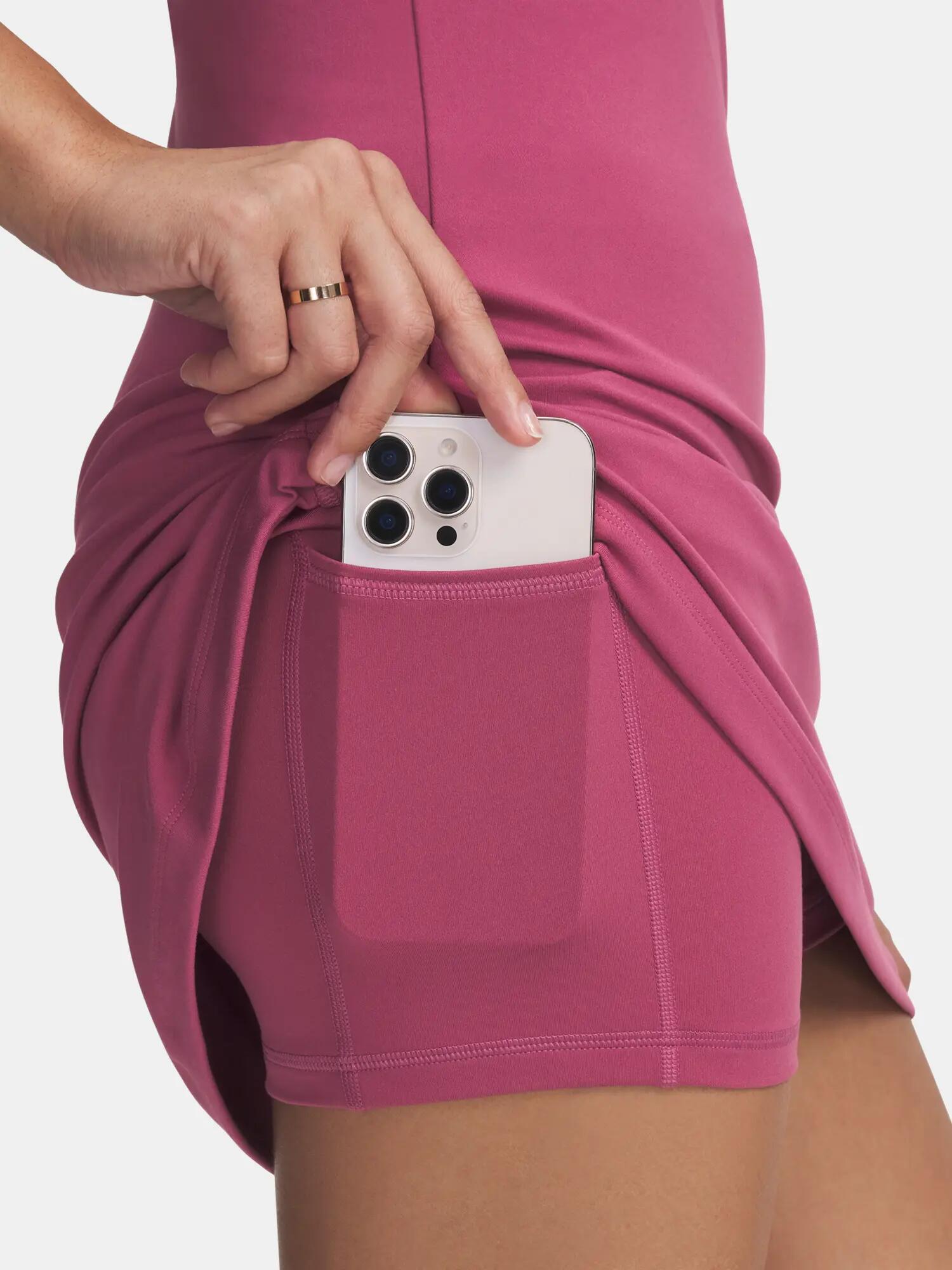 Női ruha Under Armour Motion Dress-RED 3/4