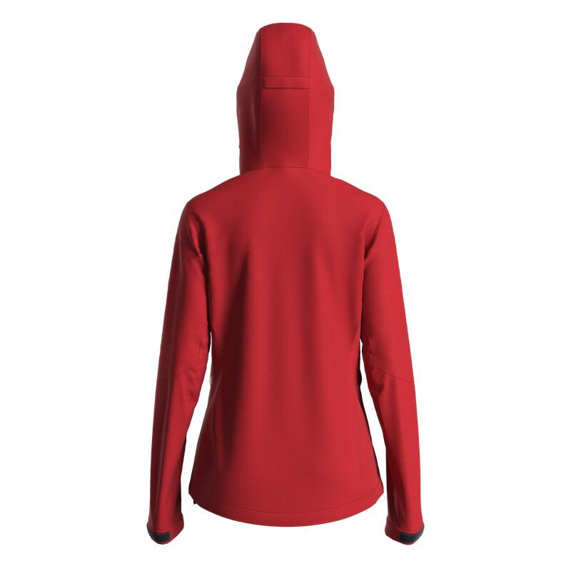 Great Escapes civetta lady Rain Jacket red 2/3