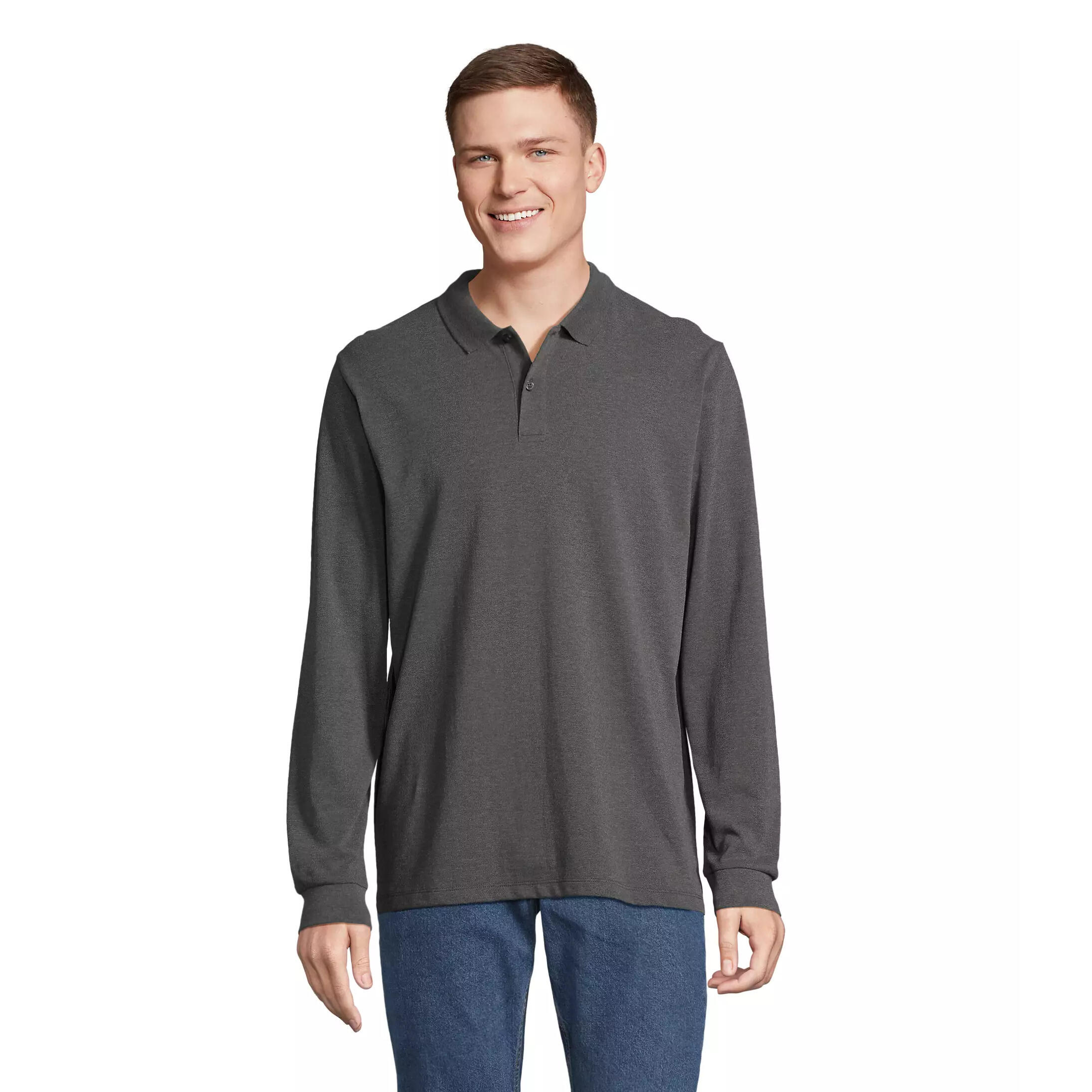 Sol's - Polo Manches Longues Sol's Planet - Polo Manches Longues - Gris|marron - Decathlon