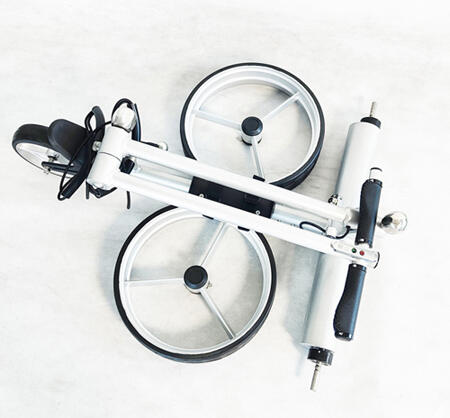 Golfted GT-ART (T-bar) elektrische golftrolley aluminium MET afstandsbediening 3/4