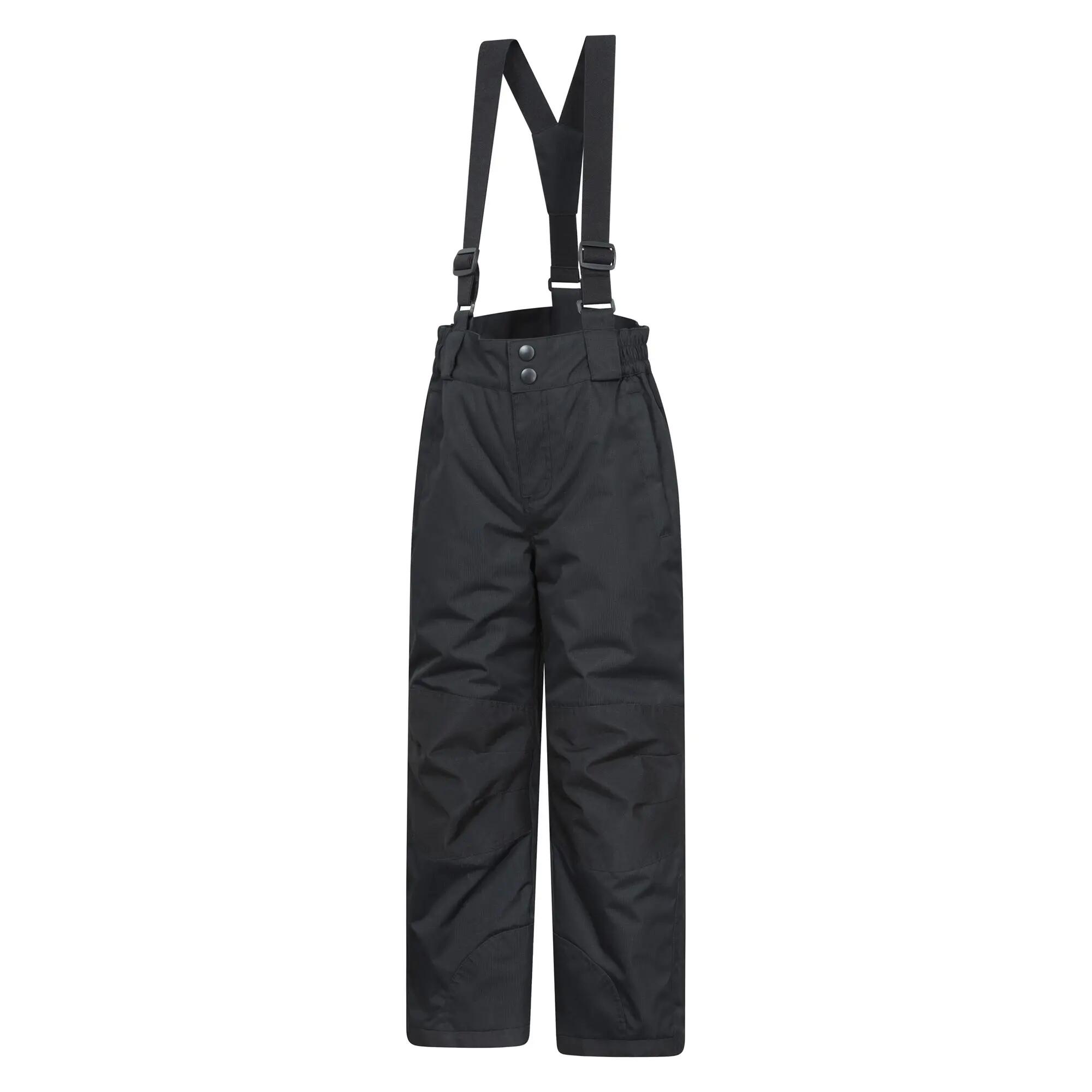 Pantalon de Ski Enfant Déperlant Genoux Renforcés Bretelles Amovibles, Raptor 4/7