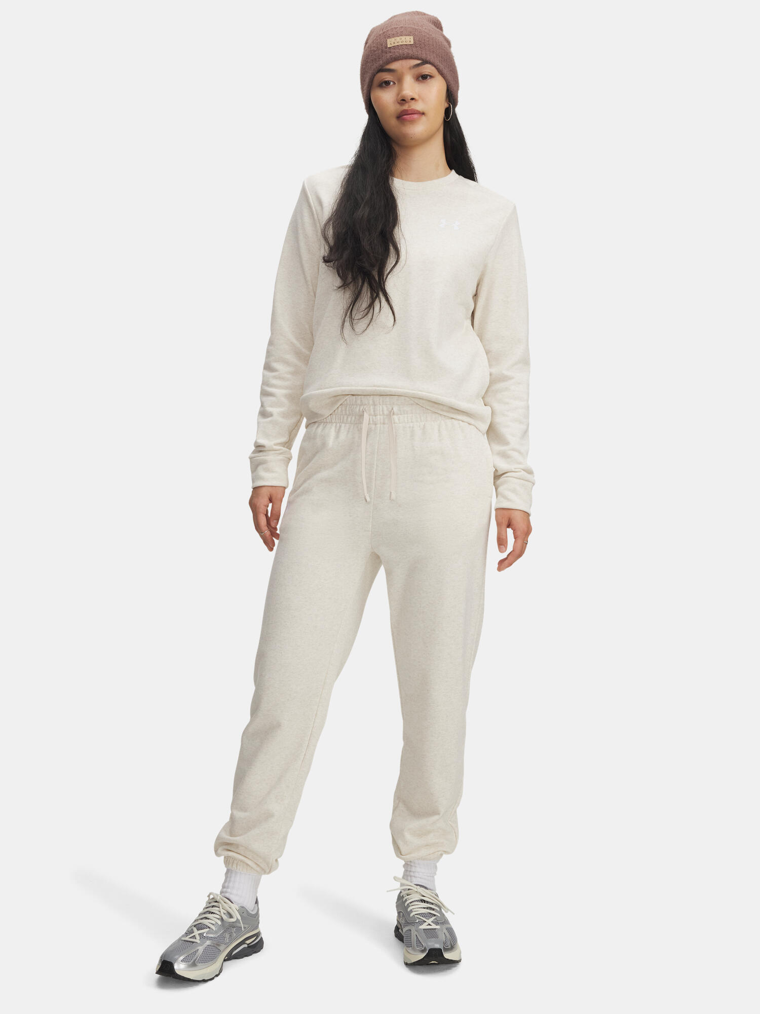 Joggery damskie UA RIVAL TERRY JOGGERS 1382735-783 L 3/3
