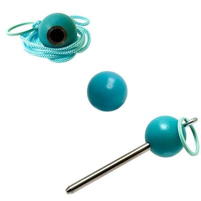 Bouleset kleur donkergroen - 1 magneet - 1 traceur de terrain - 1 but