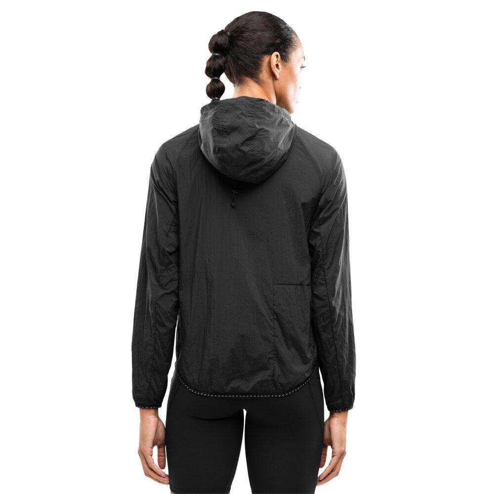 Veste coupe-vent running femme Fitness Alia Black Noir 2/7