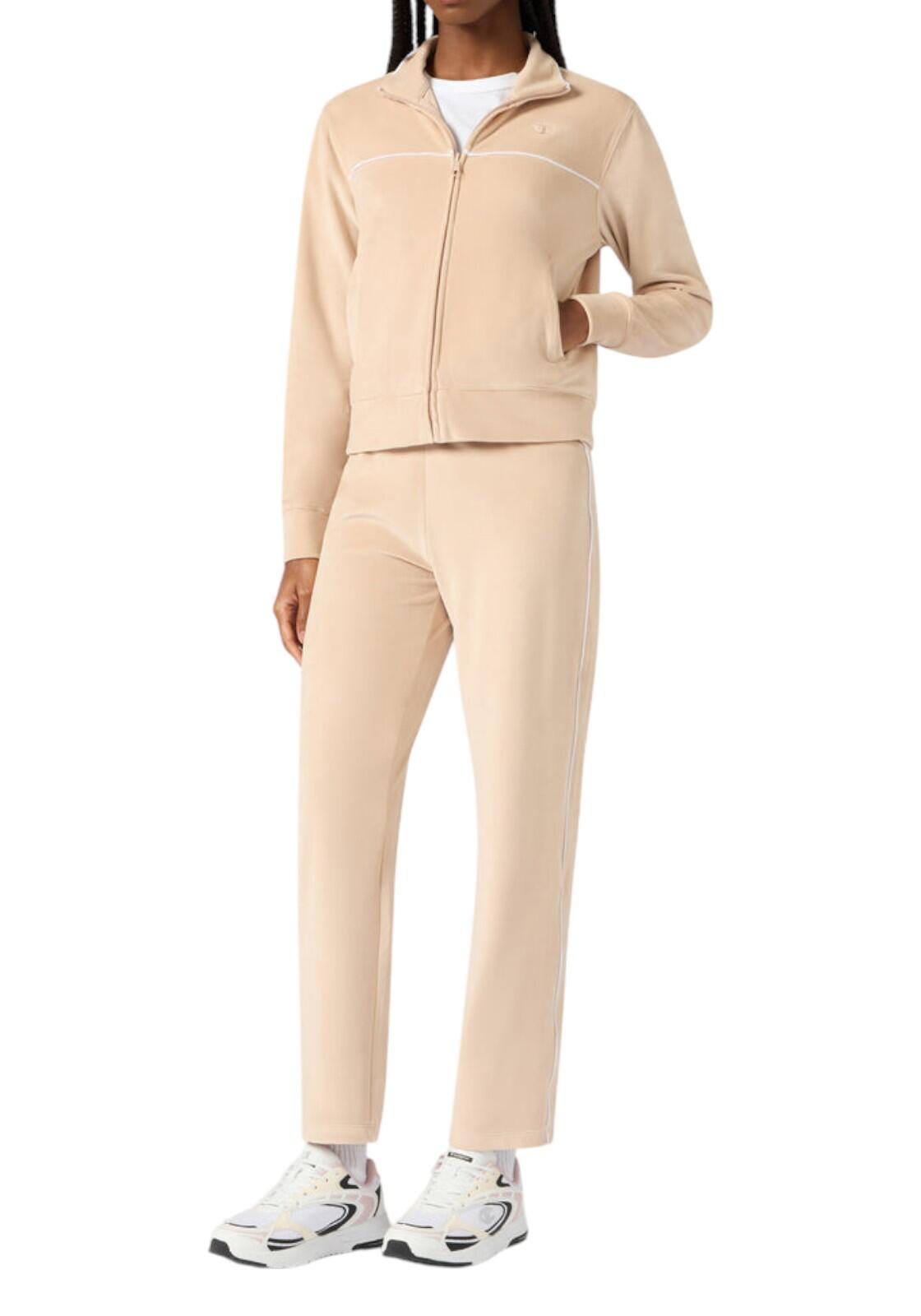 Trainingspak Soft Micro Velour Slim Fit Roze - 118295-MS099 2/4