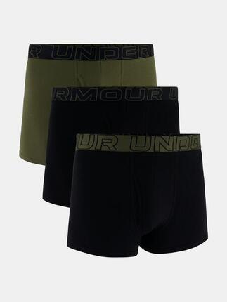 Boxershort Herren 3er Pack Figurbetont-UA PERFORMANCE COTTON - SOLID 3 IN 3PK