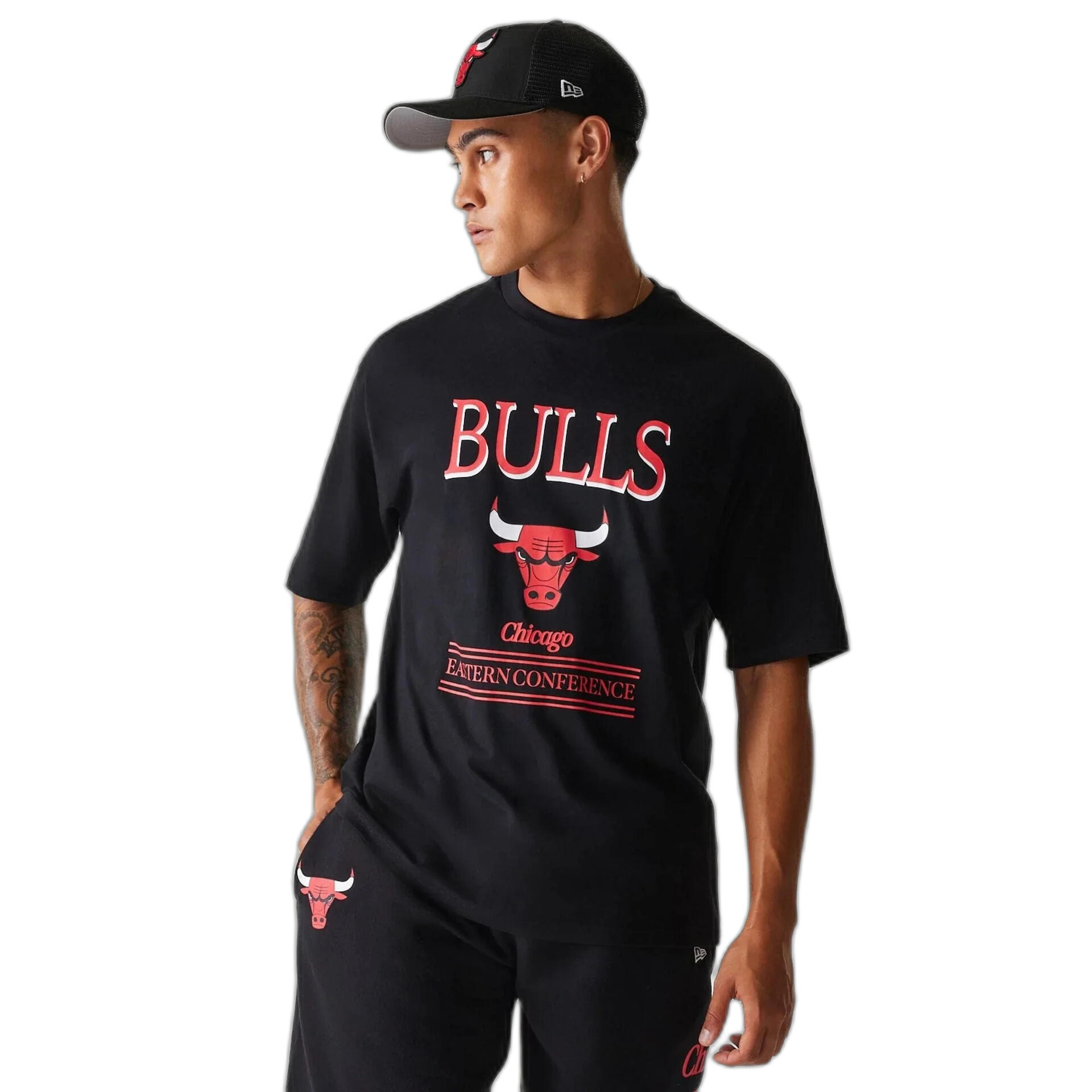 NEW ERA Chicago Bulls oversized T-shirt Team Graphic