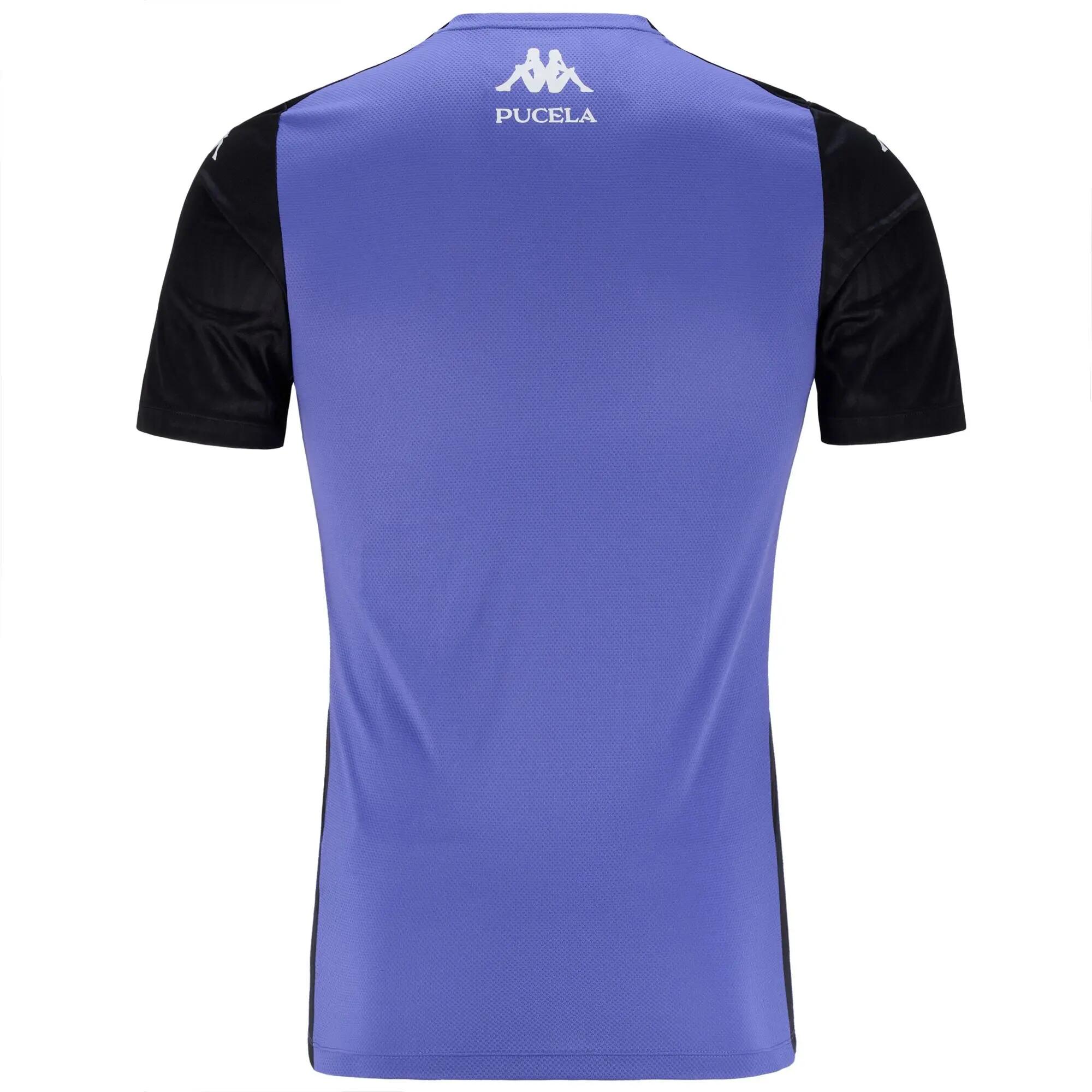 Camiseta de fútbol para hombre de poliéster reciclado morado 3/6