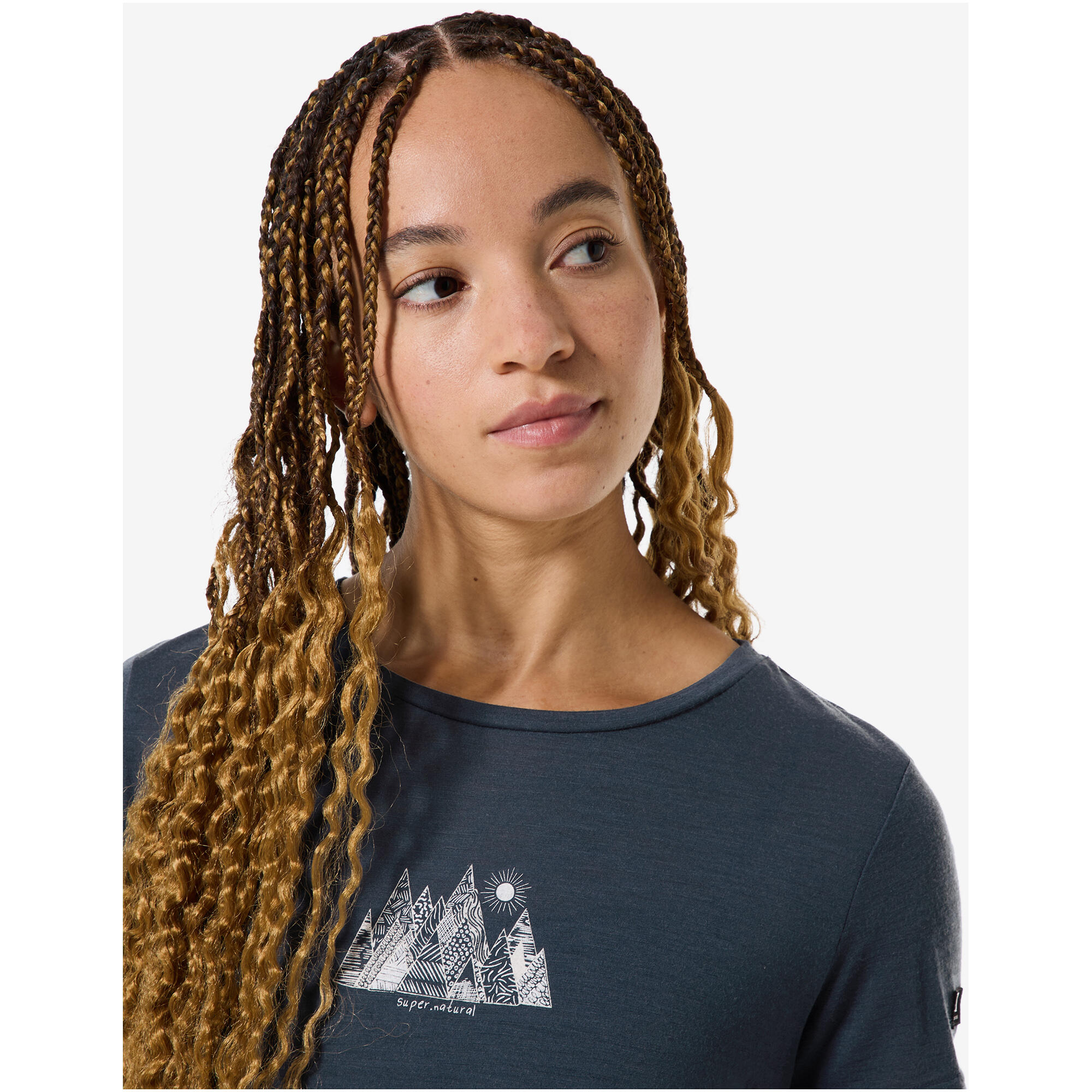 Koszulka SUPER.NATURAL W TOP MOUNTAIN ART TEE 2/5