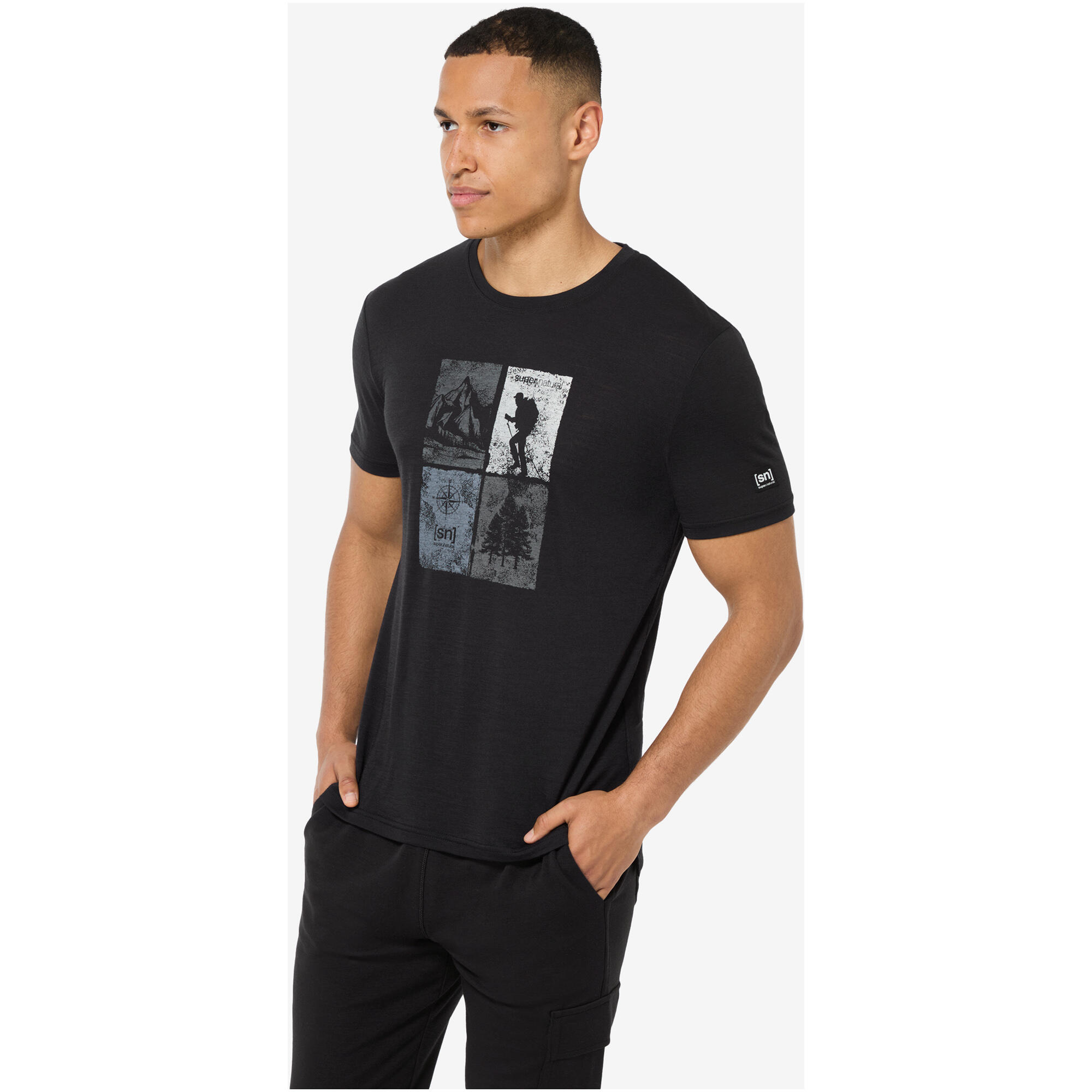 Koszulka SUPER.NATURAL M GO HIKING TEE 3/7