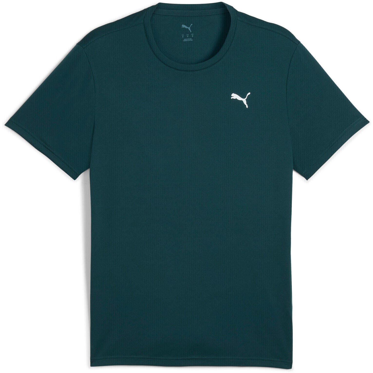 T-shirt Puma M Tad Essential Poly Texture Tee Bl, Vert, Unisexe 1/2
