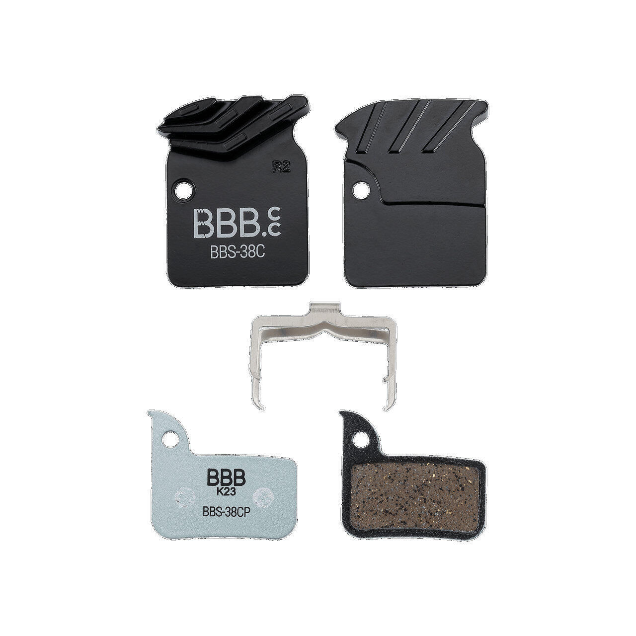 Pastiglie dei freni con dissipatore termico BBB Cycling Coolfin Comp. SRAM 2/3